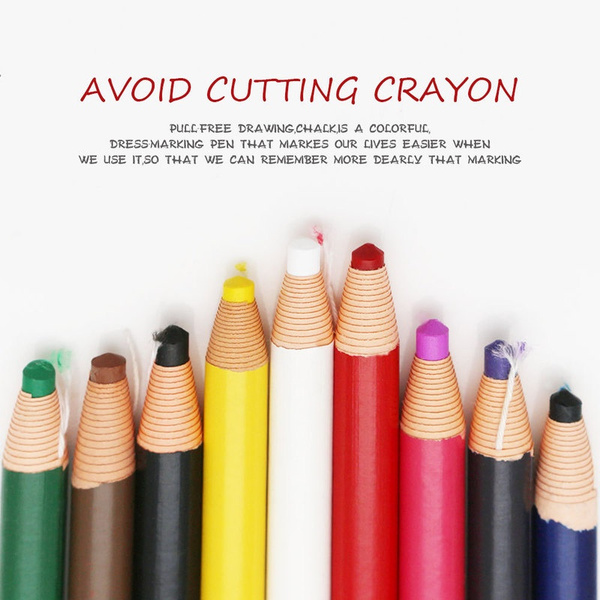 CUTE free Sewing Tailor's Chalk Pencils Fabric Marker Pen Portable Garment K8X5 CUTE free Sewing Tailor's Chalk Pencils Fabric Marker Pen Portable Garment K8X5