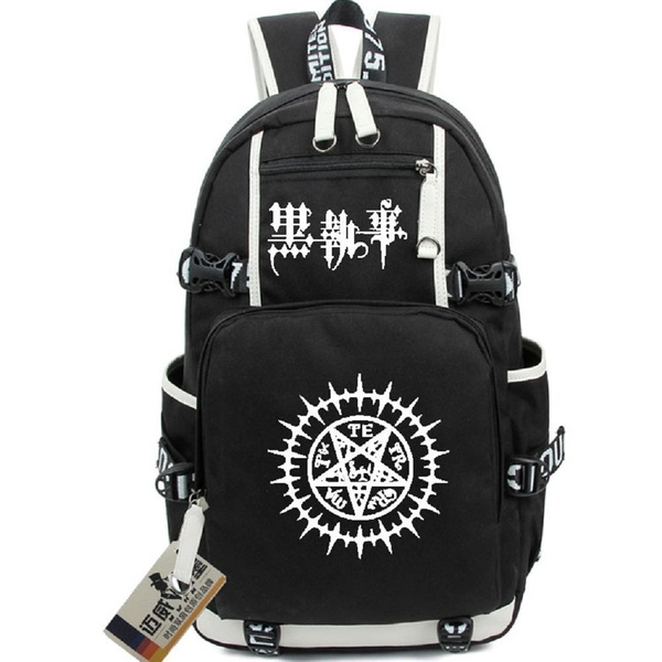 Black Butler Anime Kuroshitsuji Cosplay Shoulder Bag Bookbag Backpack ...