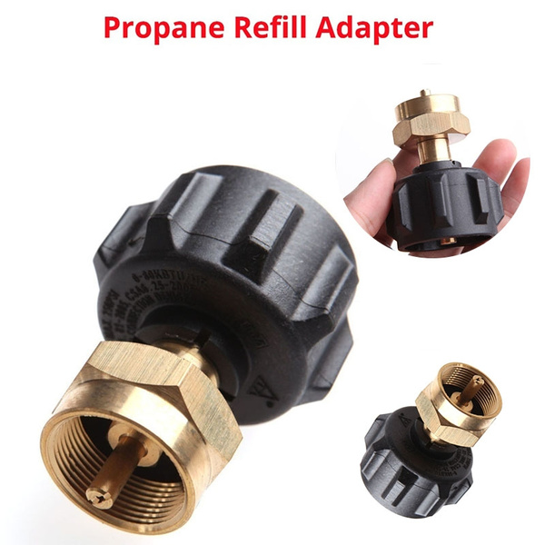 Propane Refill Adapter Lp Gas Cylinder Tank Coupler Heater Camping Hunting Tool 