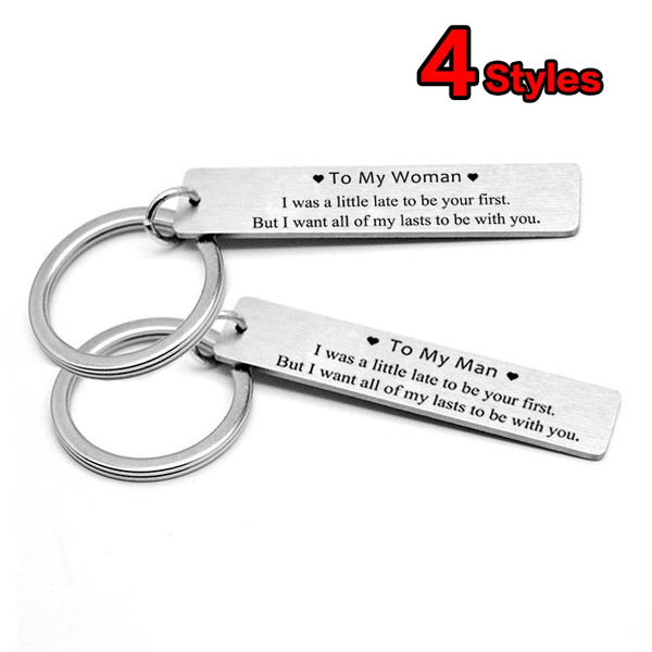 Personalised keyrings for store boyfriend