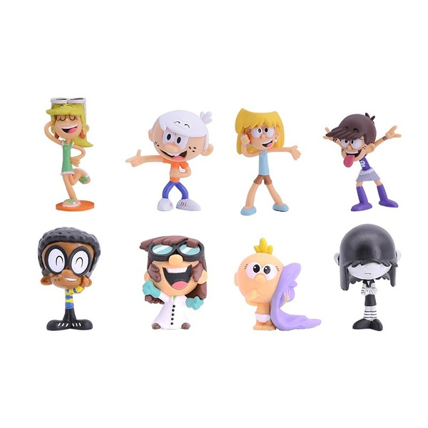The Loud House Figure 4 Pack Action Figure Toys Lucy Luna Lori Lincoln 