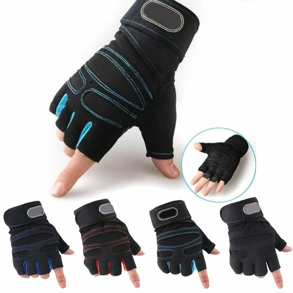 Fitness Gloves Weight Lifting Gym Workout Training Wrist Wrap