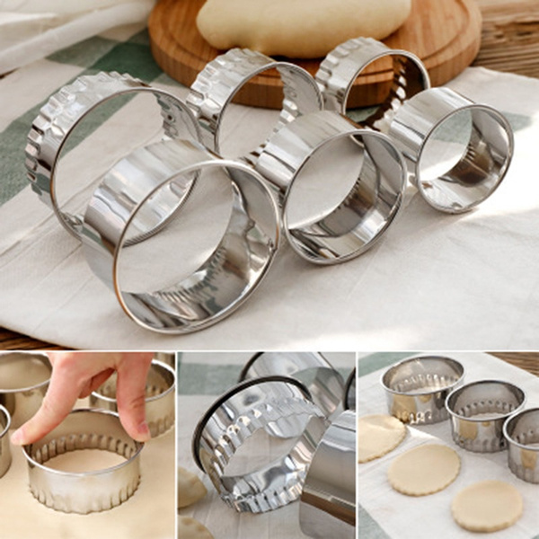 3pcs Round Shaped Dough Cutter