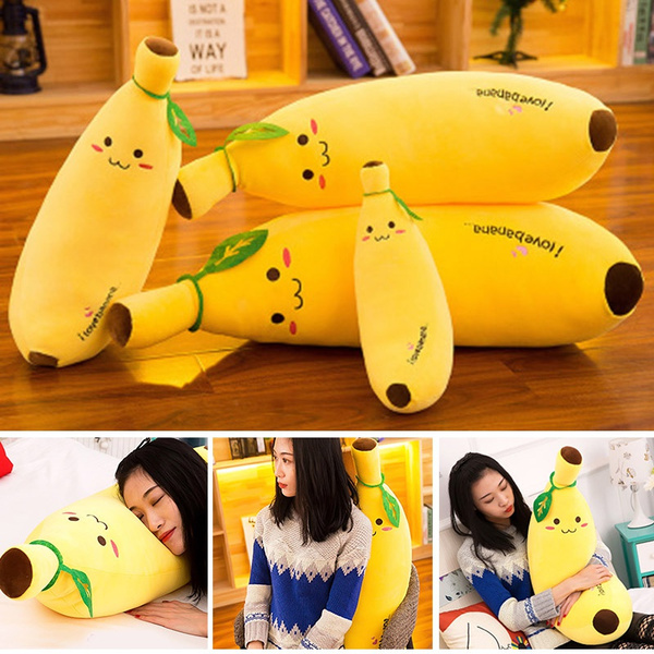 Plush Toys Banana Pillow Long Pillow Sleeping Doll Cute Doll Boy Girl Present UK