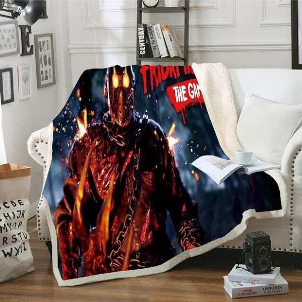 Blanket Sofa Bed Blanket Super Soft Warm Friday the 13th Jason Voorhees