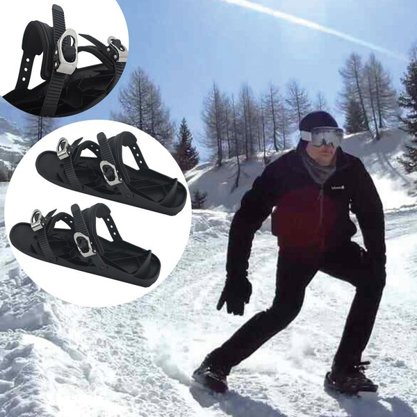 boots with mini skis