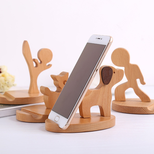 Phone Docks Unique Wooden Mobile, Wooden Mobile Phone Holder