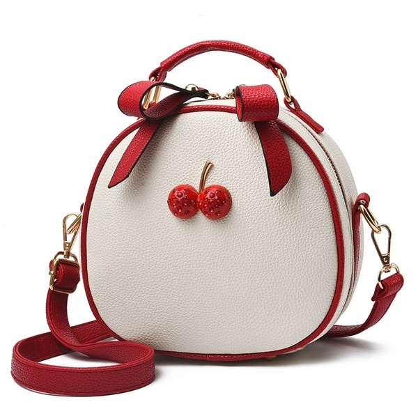New Women's Messenger Bag Female Small Simple Cherry Crossbody