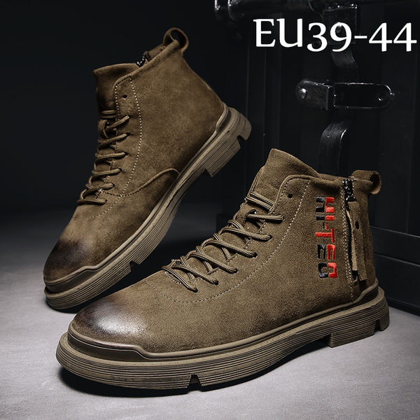 Botas de invierno para hombres Moda Casual Martin Boots Botines de ante Wam  Zapatos deportivos al aire libre Botas de herramientas Botas de senderismo  a prueba de agua | Wish