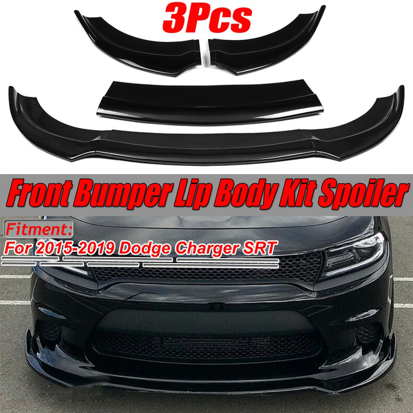 dodge charger carbon fiber front splitter