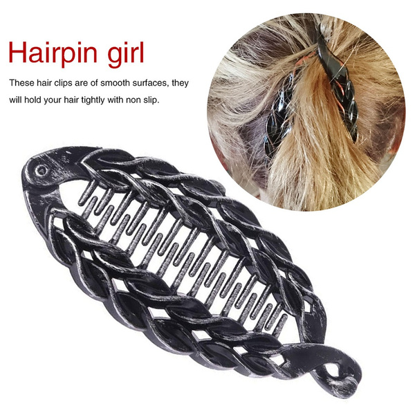 Buy HANA JEWEL White Hair Claw Hair Clips Silk, Metal For Women, Girls  Online at Best Prices in India - JioMart.