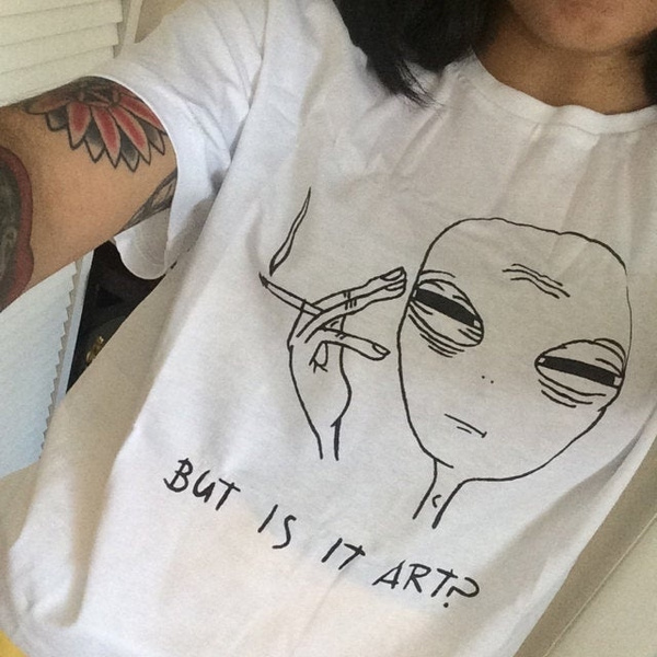 but is it art alien shirt