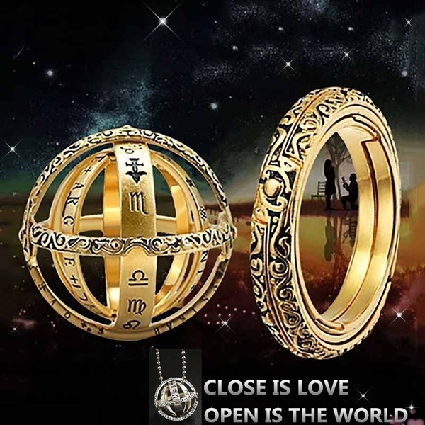 Astronomical on sale ring gold