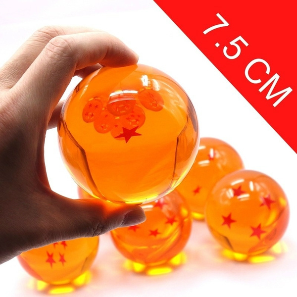 New 7 5cm Big Size 1 2 3 4 5 6 7 Star Dragon Ball Z Crystal Balls Dragonball Goku Action Figures Toys In Box For Children S Gifts Wish