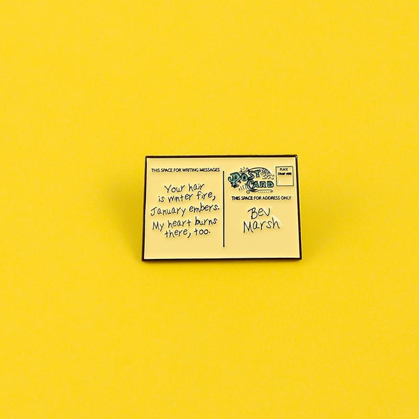 Stephen King Pin Your Hair Is Winter Fire My Heart Burns There Too Brooch IT Movie Lapel Pin | Wish Stephen King Pin Your Hair Is Winter Fire My Heart Burns There Too Brooch IT Movie Lapel Pin | Wish