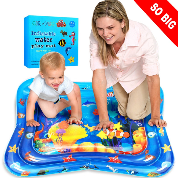 baby inflatable water play mat