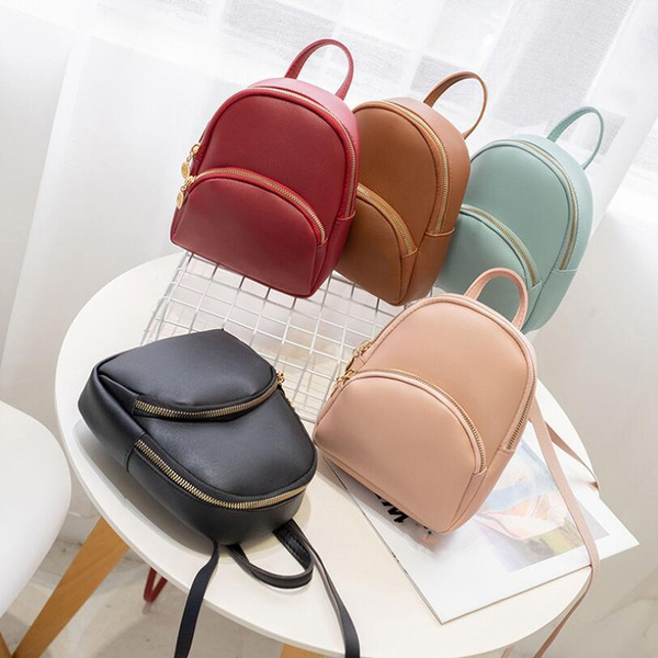 Cute leather hotsell backpacks for school