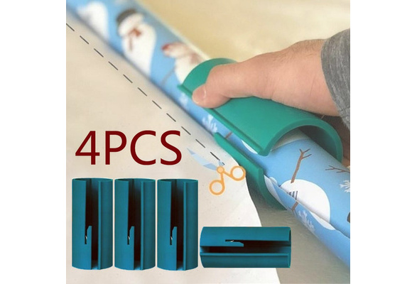 1/2/3/4PCS Sliding Wrapping Paper Cutter Christmas Gift Wrapping Paper Roll  Cutter Tool Cuts The Prefect Line Every Single Time