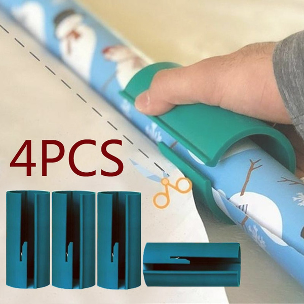 1/2/3/4PCS Sliding Wrapping Paper Cutter Christmas Gift Wrapping