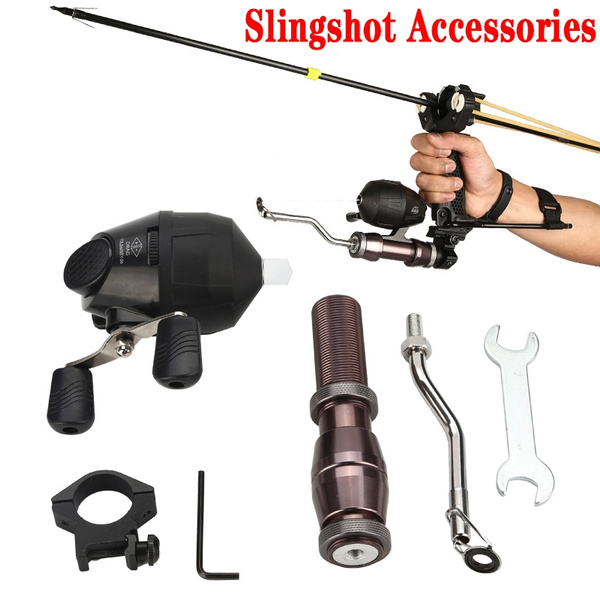 Outdoor Fishing Hunting Shooting Slingshot or Fishing Rod Bow and