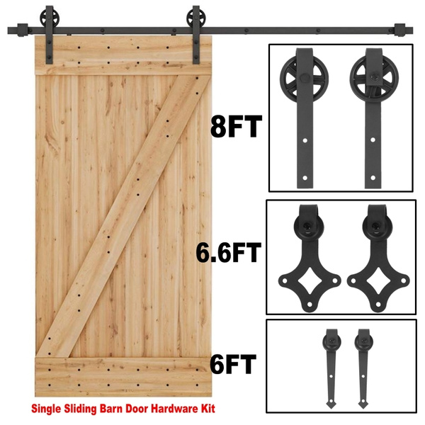 Heavy Duty Sy Sliding Barn Door Hardware Kit Wish Heavy Duty Sy Sliding Barn Door, Sliding Barn Door Rail Kit
