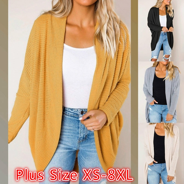 plus sweater coat