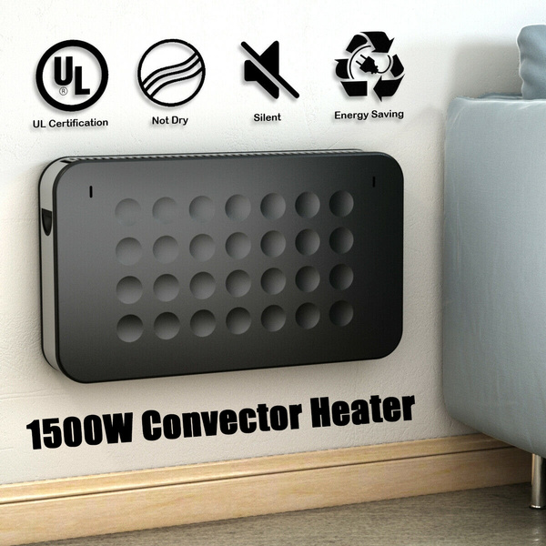 1500W Convector Heater w/ Stand Base Freestanding & Wall Mount HomeEnergy Saving