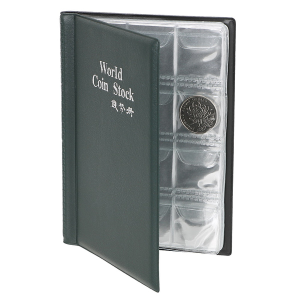 2 Pieces 120 Pockets Coin Collection Album Coin Holder Collecting Book Album Penny Coin Collection Pocket Storage Album for Coin Collectors Black and Dark Blue 2 Pieces 120 Pockets Coin Collection Album Coin Holder Collecting Book Album Penny Coin Collection Pocket Storage Album for Coin Collectors Black and Dark Blue