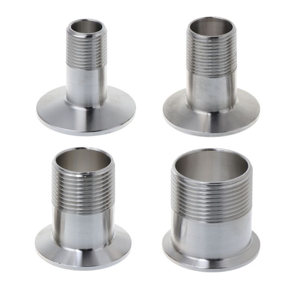 Sanitary Male Threaded Ferrule Pipe Fitting Tri Clamp Type Stainless ...