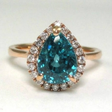 Beautiful, Blues, 18k gold, wedding ring