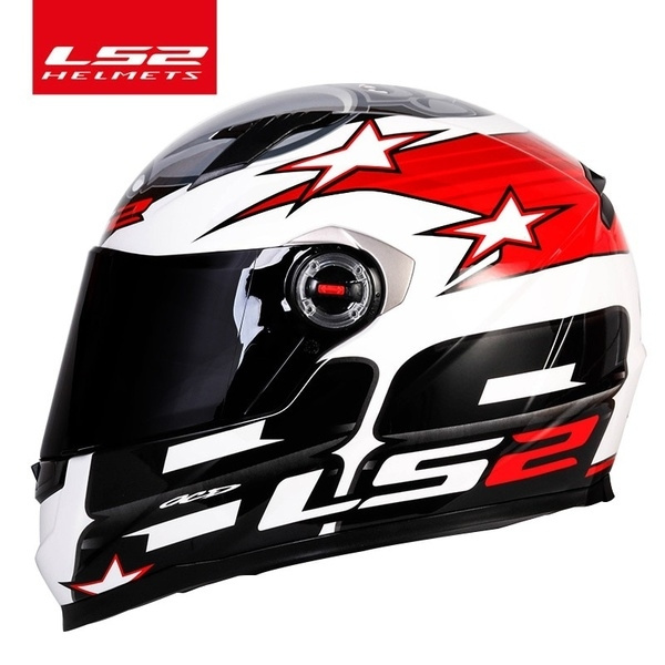 LS2 payaso cara completa moto rcycle casco ls2 FF358 moto cross racing  hombre mujer casco moto casque LS2 Samurai ECE aprobado | Wish