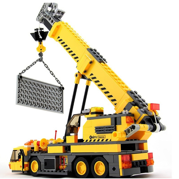 380pcs City Crane Series Building Blocks DIY Model Block Educational Toys 2019 