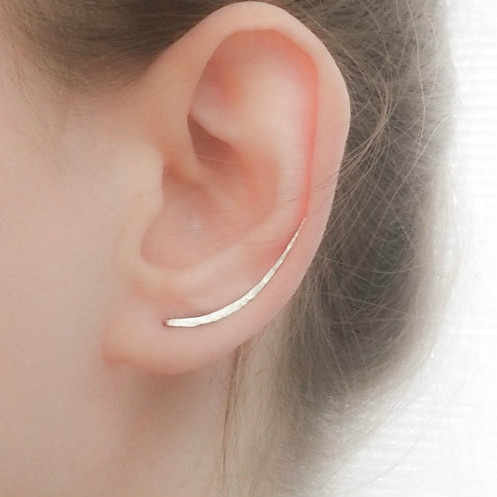 Large ear deals climber earrings