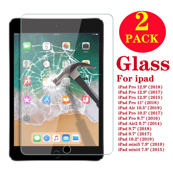 TEMPERED GLASS Screen Protector for iPad 2 3 4 5th 6th Air Mini 7.9 Pro 9.7 10.5 