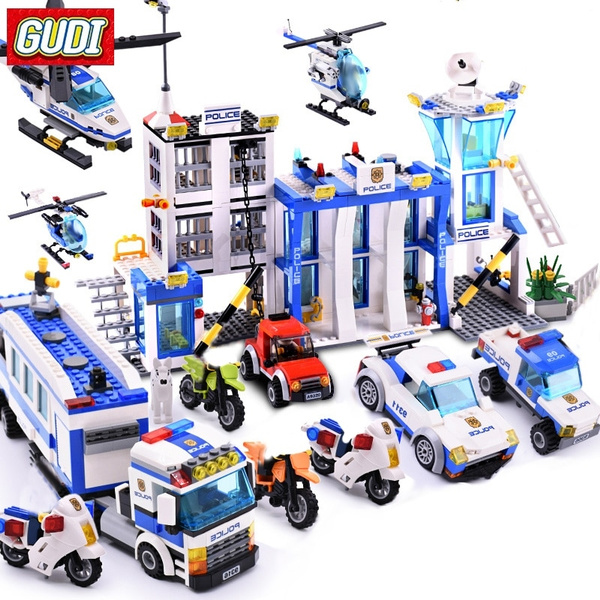 GUDI City Police Series Building Blocks 