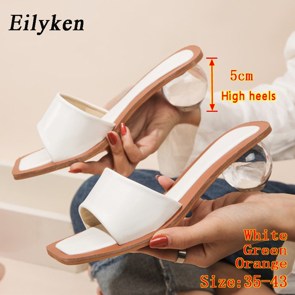 Round Ball Clear Ball Heels Clear Ball Heel Sandals