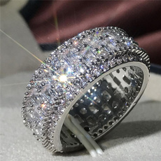 DIAMOND, wedding ring, Regalos, Silver Ring