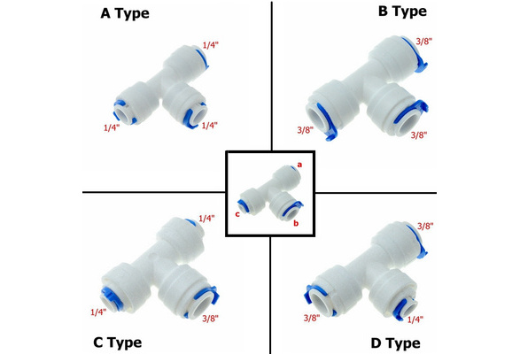JIUYUE Air Push Quick Fittings 5Pcs Reverse Osmosis 1/4 3/8 Hose Connection Quick Coupling 1/4 3/8 Stem L RO Water Aquarium Plastic Joint Pipe Fitting Air Push Quick Coupling Color : C Size JIUYUE Air Push Quick Fittings 5Pcs Reverse Osmosis 1/4 3/8 Hose Connection Quick Coupling 1/4 3/8 Stem L RO Water Aquarium Plastic Joint Pipe Fitting Air Push Quick Coupling Color : C Size