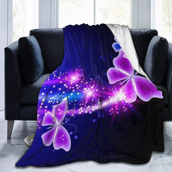 Purple 2024 butterfly blanket