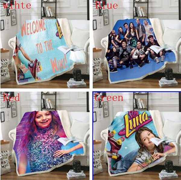 Newest Sofa Bed Blanket Super Soft Warm Soy Luna 3D Print Blanket Cover