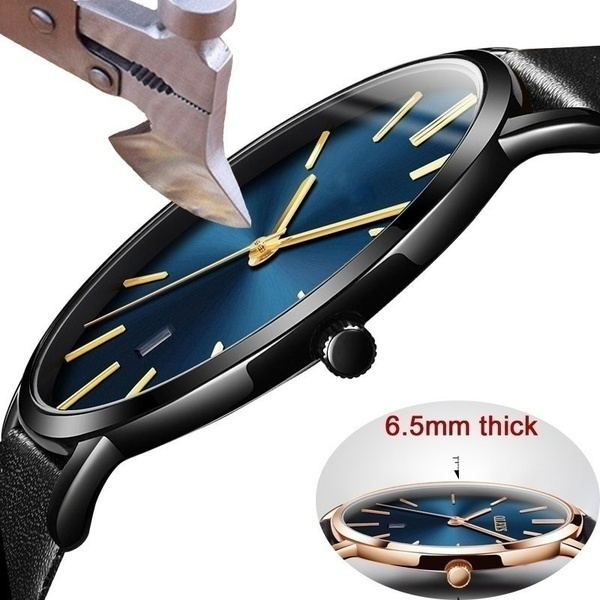 ultra thin waterproof watch