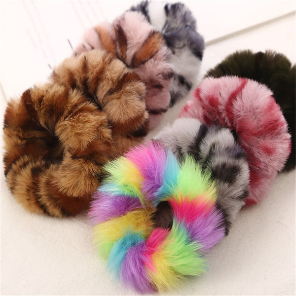 10/20Pcs Girl Rabbit Ear Hair Tie Bands Korean Style Polka Dot Ponytail Holders – buy at low prices in the online store