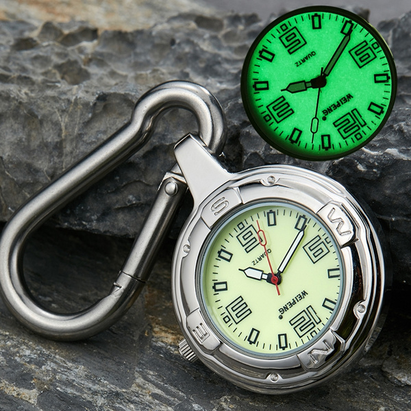 Carabiner pocket outlet watch