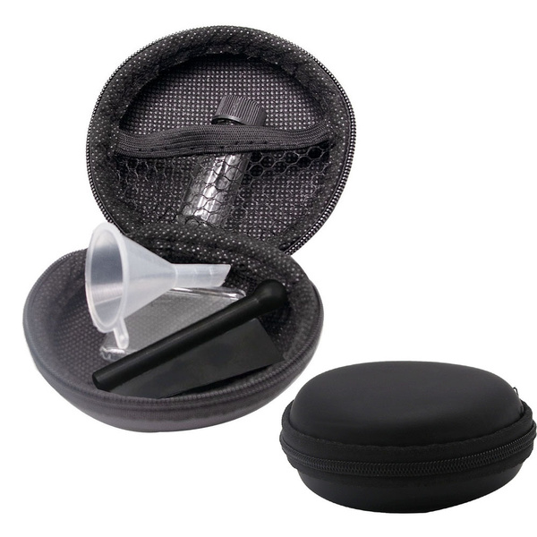 Leather Suede Snuff Bottle Pill Box Sniffer Snuff Tube | Cuotas sin interés