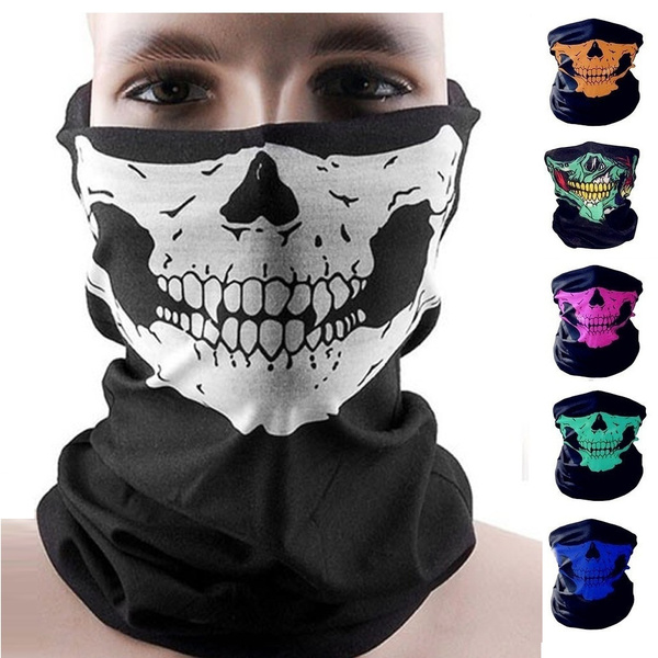 Multi Function Skull Masks Skeleton Outdoor Bicycle Multi Function Neck Warmer Ghost Scarves Wish 2818