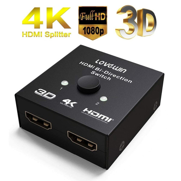 hdmi splitter 2 in 1 out auto switch