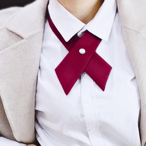 Criss Cross Bow Tie For Men Women Casual Business Bowtie Accessories 8 Colors 