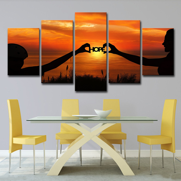 Modern Wall Art Canvas HD Prints Poster No Framework 5 Pieces Painting Hope Pictures Home Decor
