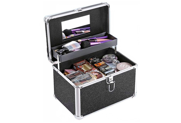 Bolsa de maquillaje profesional grande para mujer, bolsa de maquillaje,  organizador, estuche de almacenamiento, estuche de aseo, maleta de lavado,  estuche de belleza | Wish