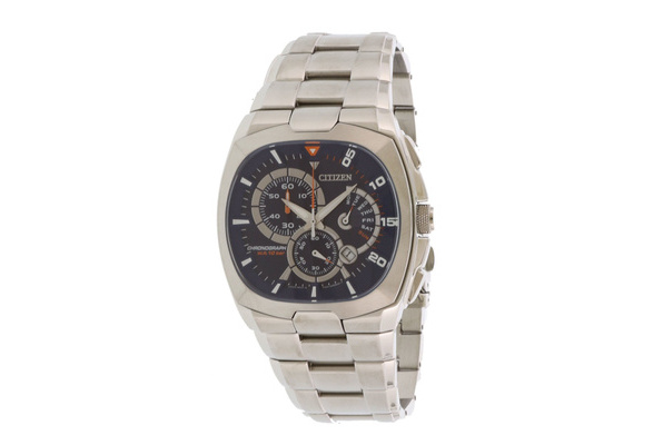 Citizen Men's Chronograph AN9000-53M Silver Stainless-Steel